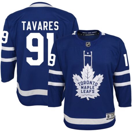 John Tavares Youth Blue Toronto Maple Leafs Home Premier Custom Jersey
