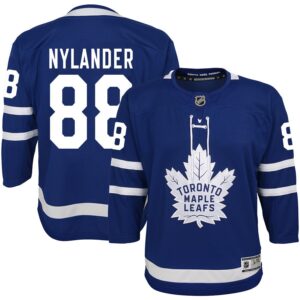 William Nylander Youth Blue Toronto Maple Leafs Home Premier Custom Jersey
