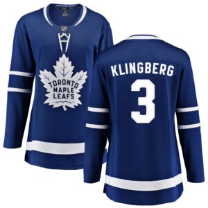 John Klingberg Women's Fanatics Branded Blue Toronto Maple Leafs Home Breakaway Custom Jersey