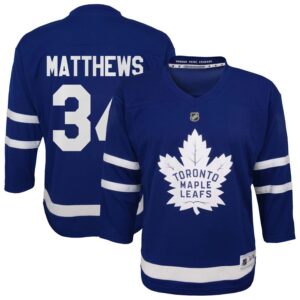 Auston Matthews Youth Blue Toronto Maple Leafs Home Replica Custom Jersey