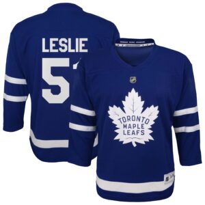 Mazden Leslie Youth Blue Toronto Maple Leafs Home Replica Custom Jersey