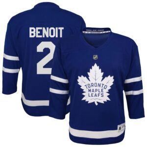Simon Benoit Youth Blue Toronto Maple Leafs Home Replica Custom Jersey