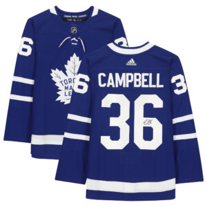 Jack Campbell Blue Toronto Maple Leafs Autographed adidas Authentic Jersey