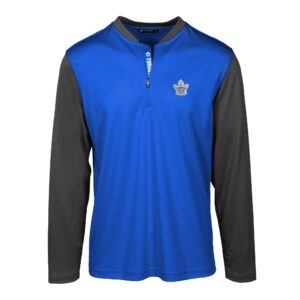 Men's Levelwear Royal/Charcoal Toronto Maple Leafs Spector Quarter-Zip Pullover Top